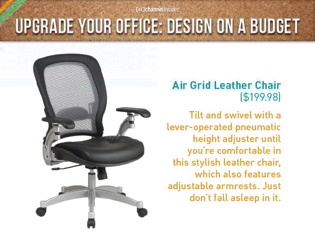 Air Grid Leather Chair ($199.98)