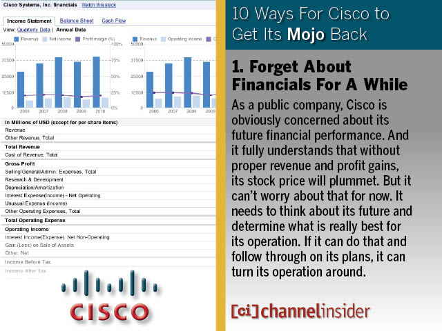 10 Ways For Cisco to Get Its Mojo Back