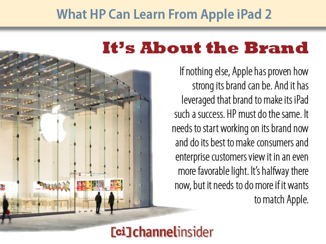 What HP Can Learn From Apple iPad 2