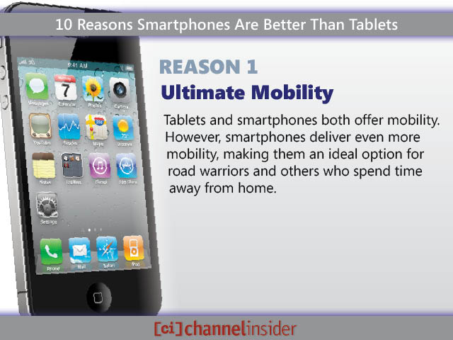 10 Reasons Why Smartphones Are Better Than Tablets