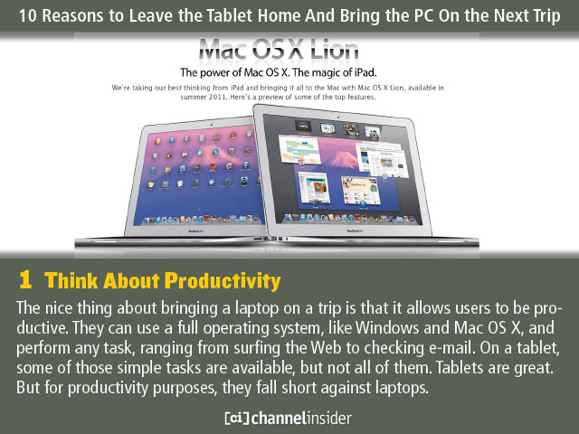 10 Reasons to Leave the Tablet Home And Bring the PC On the Next Trip