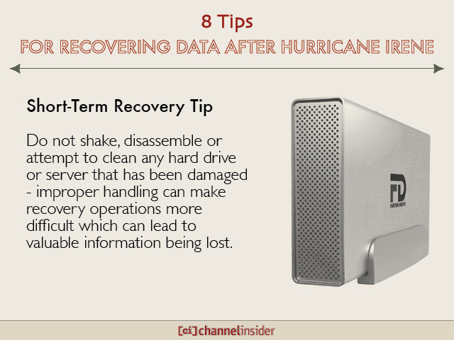 8 Tips For Recovering Data After Hurricane Irene