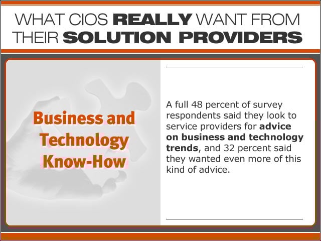 What CIOs Really Want from Their Solution Providers