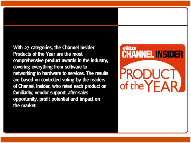 Channel Insider`s 2008 Channel Products of the Year