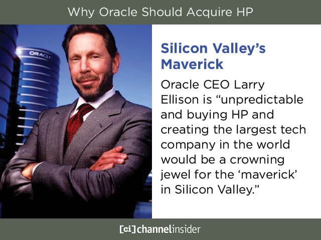 Why Oracle Should Acquire HP