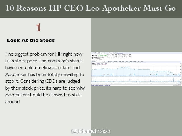 10 Reasons HP CEO Leo Apotheker Must Go