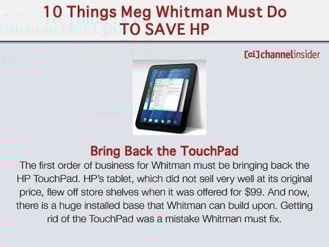 10 Things Meg Whitman Must Do to Save HP
