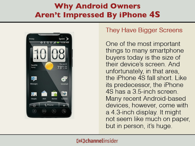 Why Android Owners Aren’t Impressed By iPhone 4S