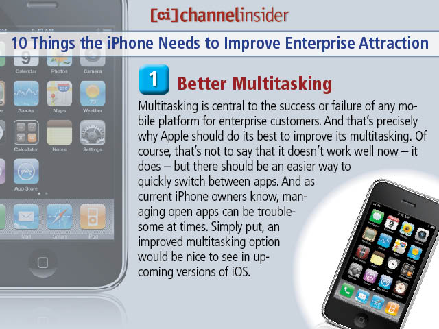10 Things the iPhone Needs to Improve Enterprise Attraction