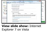 Vista Boosts IE 7 Security Features