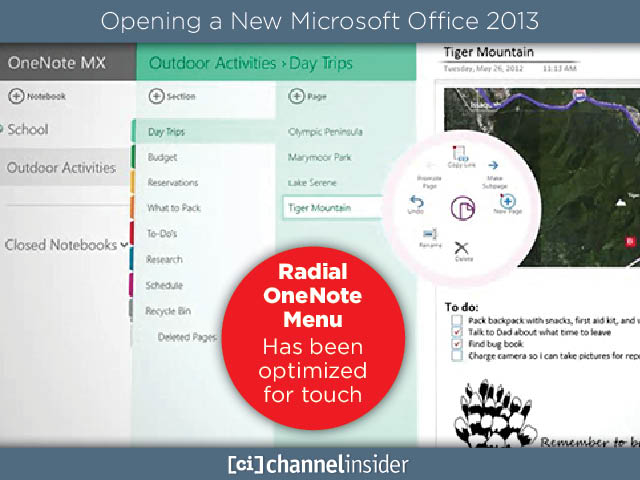 Radial OneNote Menu