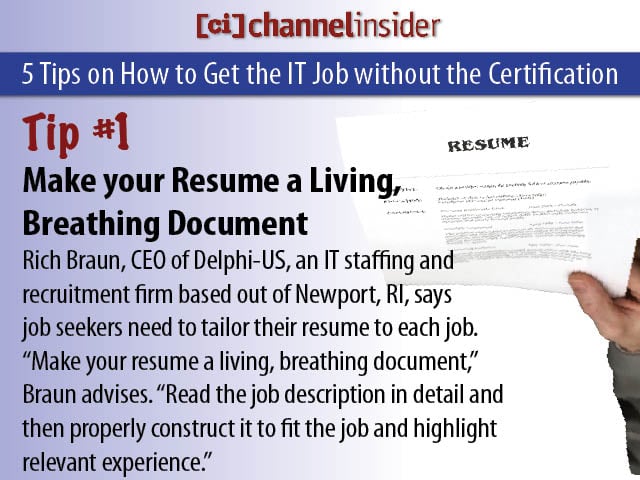 Make your Resume a Living, Breathing Document