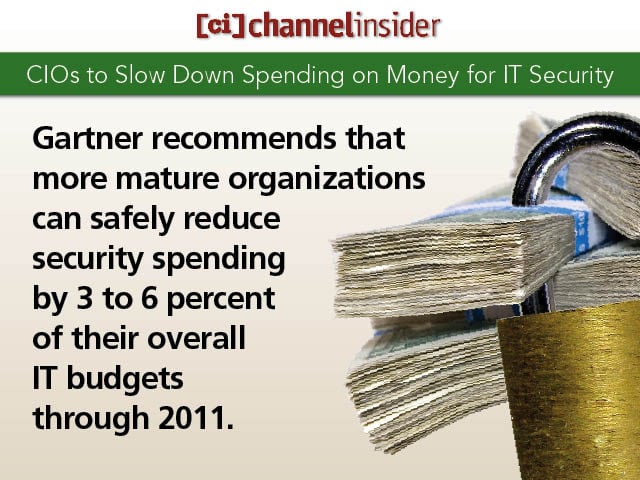CIOs to Slow Down Spending on IT Security