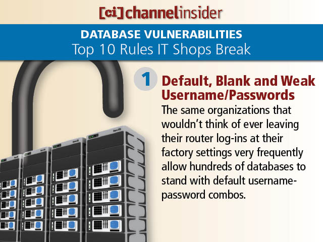 Database Vulnerabilities Top 10 Rules IT Shops Break