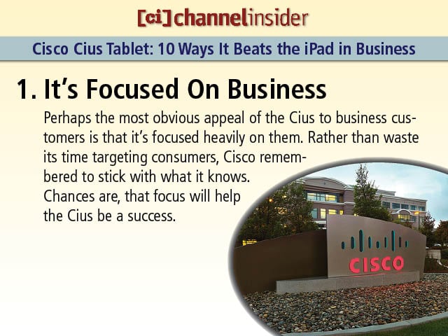 Cisco Cius Tablet 10 Ways It Beats the iPad in Business