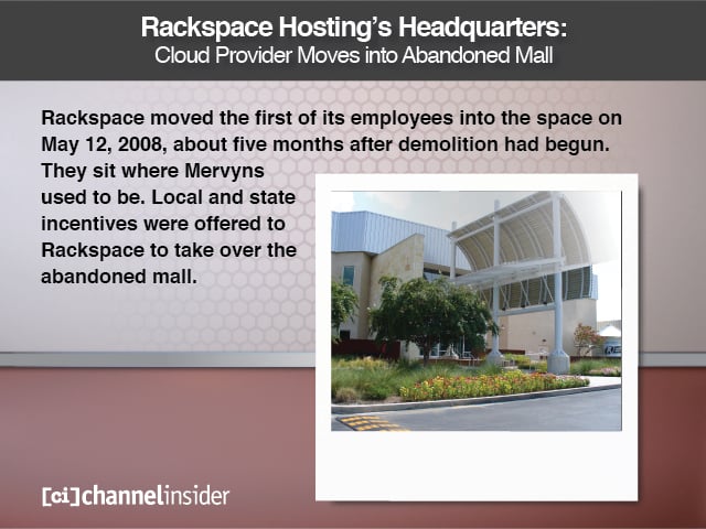Rackspace Hosting’s Headquarters Cloud Provider Moves into Abandoned Mall