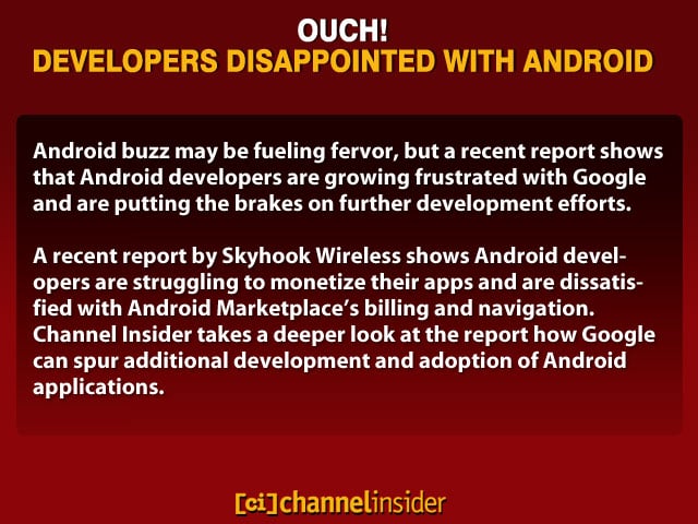 Ouch Developers Disappointed with Android