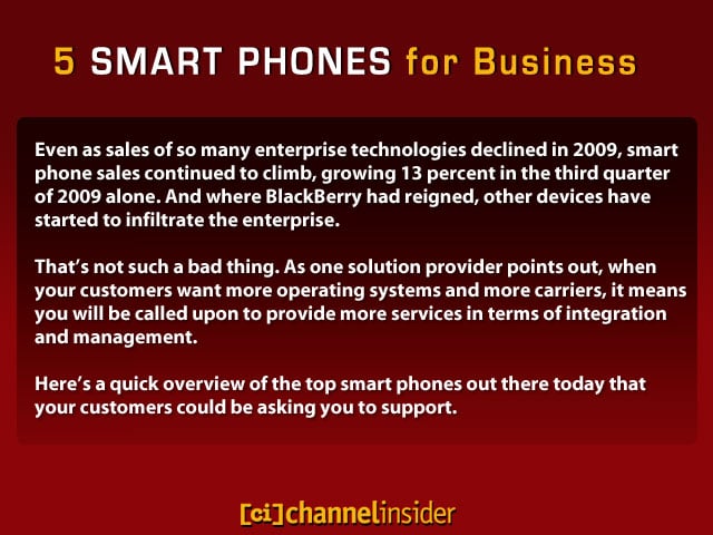 5 Smart Phones for Business