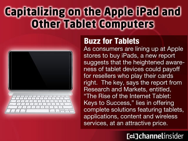 Capitalizing on the Apple iPad and Other Tablet Computers