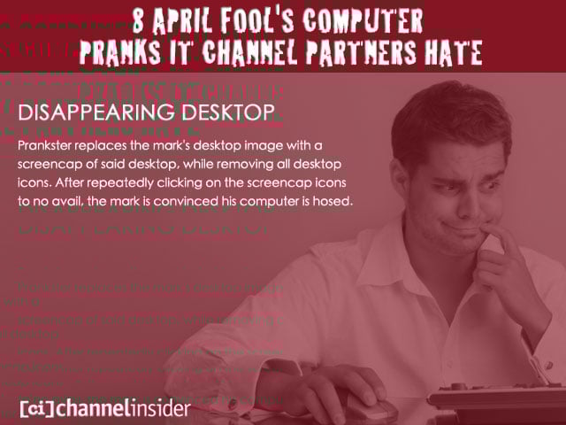 Disappearing Desktop