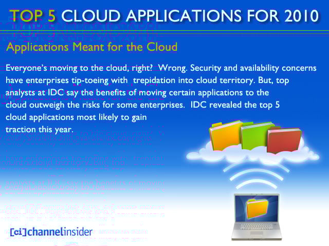 Applications Meant for the Cloud