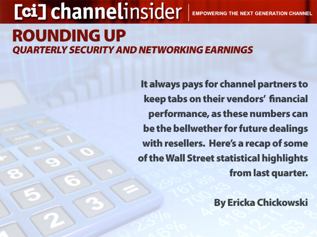 Sizing up the Security Networking Vendor Earnings