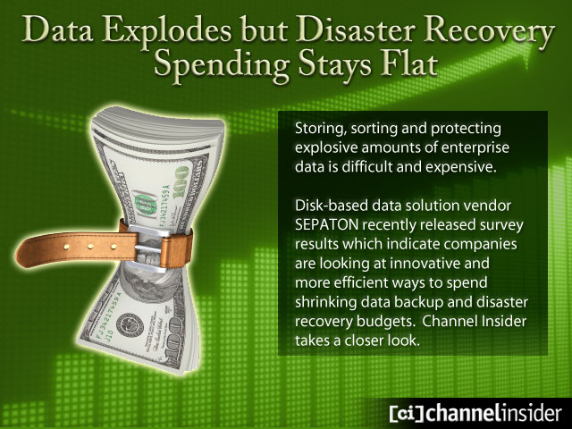 Data Explodes but Disaster Recovery Spending Stays Flat