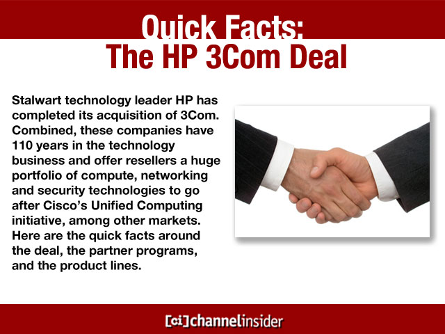 Quick Facts The HP 3Com Deal