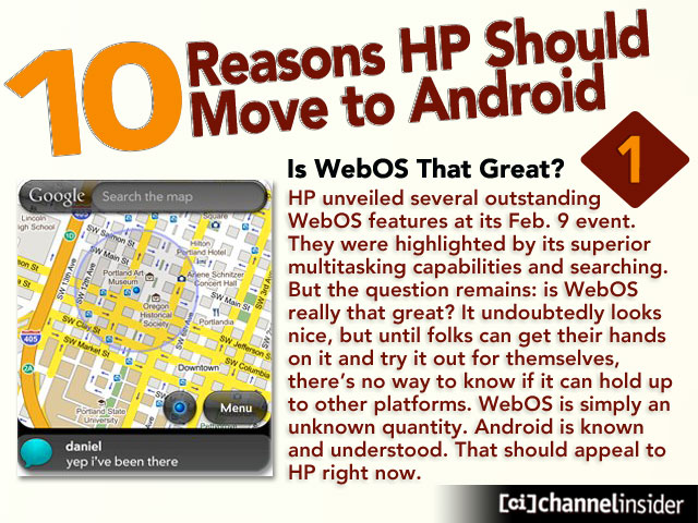 10 Reasons HP Should Move to Android
