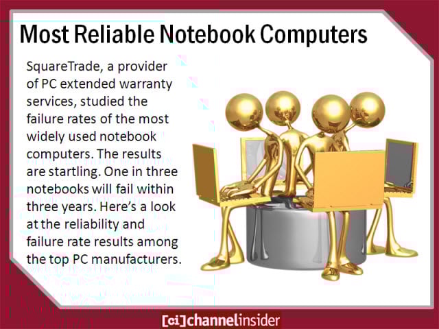 9 Most Reliable Notebook PC Makers