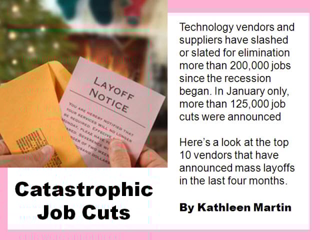 Tech Layoffs Top 10 Job Cutting Vendors