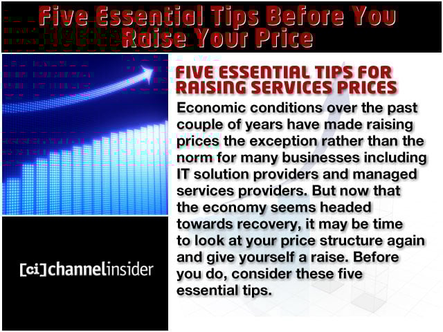 Five Essential Tips Before You Raise Your Price
