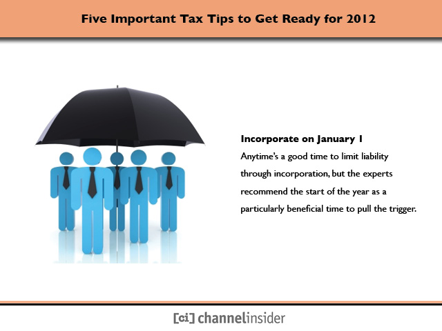 Incorporate on January 1