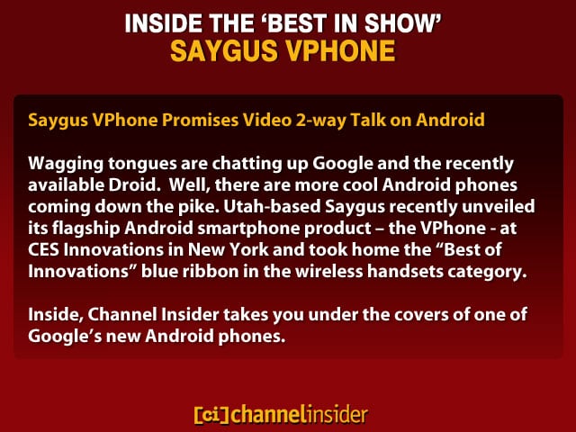 Inside the Best in Show Saygus VPhone