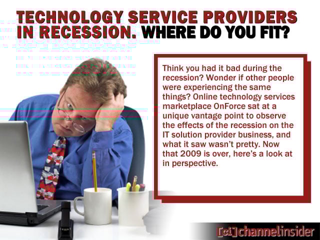 Technology Service Providers in Recession Where Do You Fit