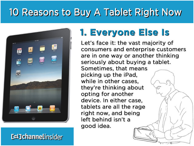 10 Reasons to Buy A Tablet Right Now