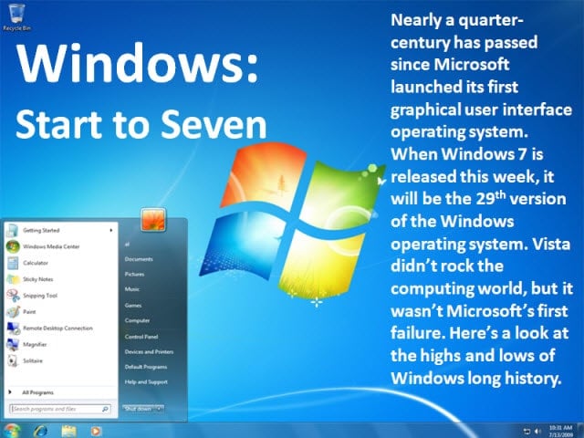 Windows Start to Seven