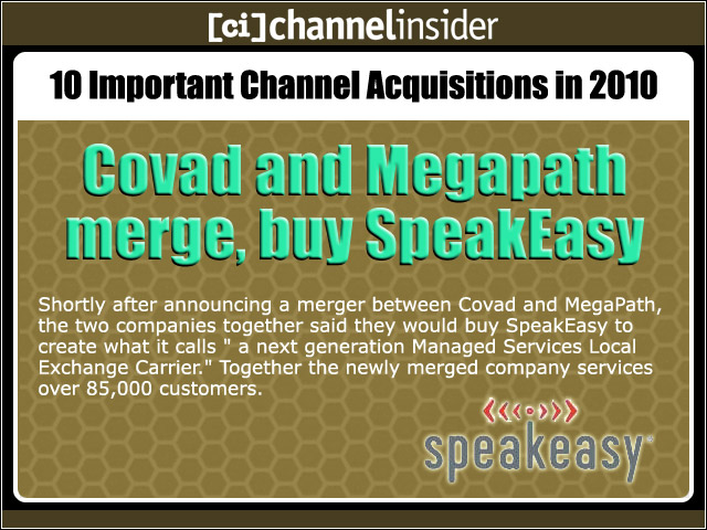 Covad and Megapath merge, buy SpeakEasy