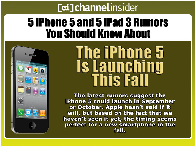 The iPhone 5 Is Launching This Fall