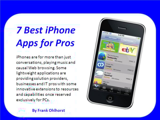 7 Best iPhone Apps for Pros