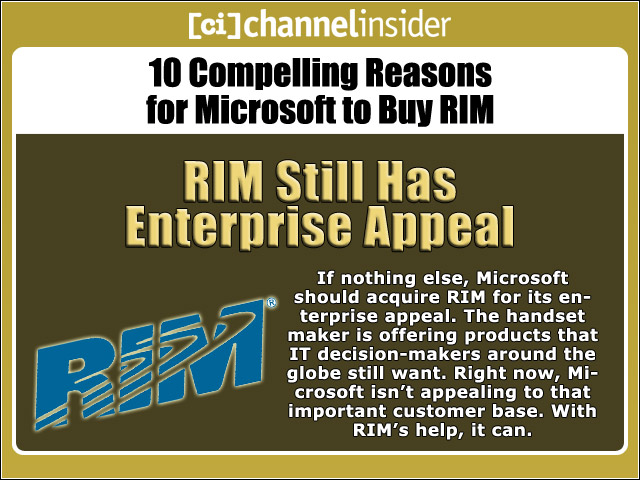 RIM Still Has Enterprise Appeal