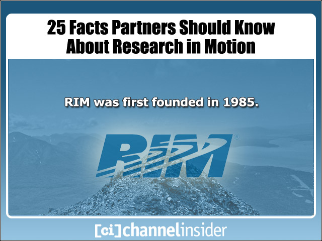25 Facts About Research in Motion