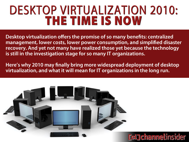 Desktop Virtualization 2010 The Time Is Now