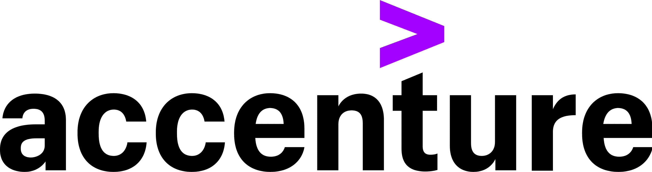 The logo for Accenture