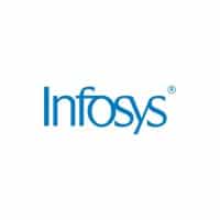 Infosys logo.