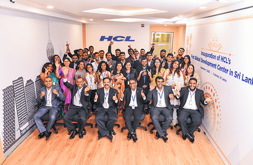 HCL Team in Sri Lanka.