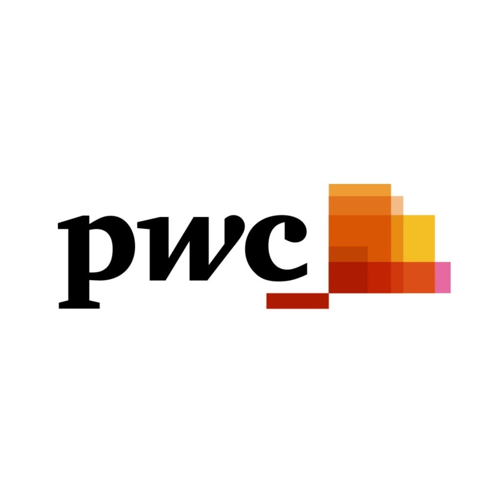 PwC logo.