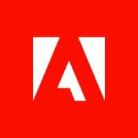 Adobe logo.