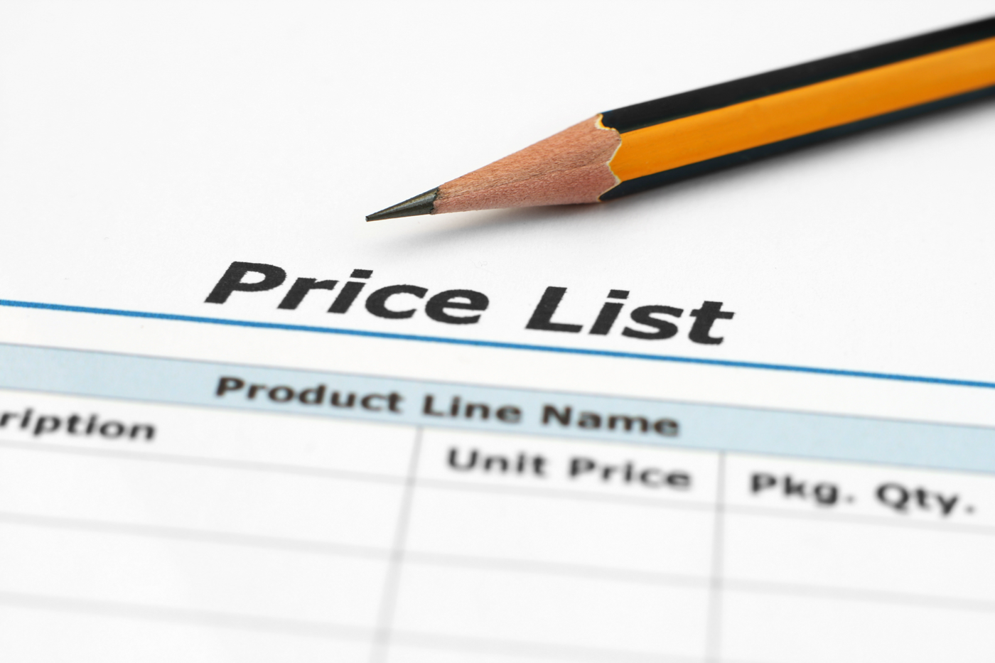 Managed services pricing template