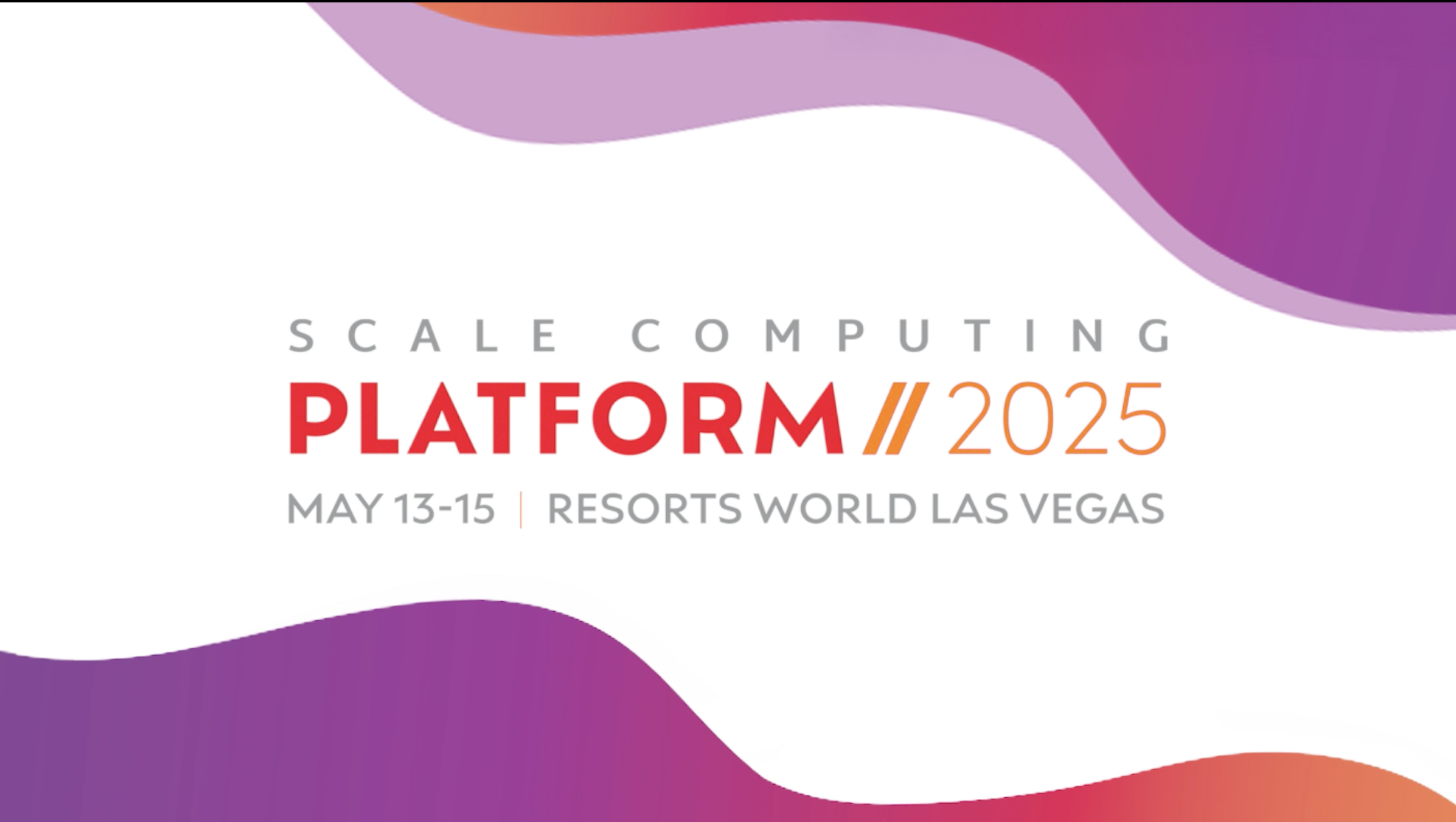 Video: See You at Scale Computing Platform//2025!